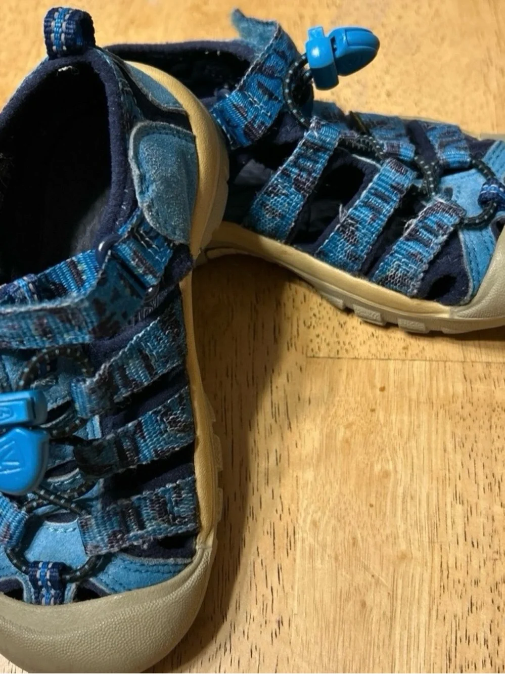 Keen Sandals for Boys, Size 10, color Blue, Gently Used.